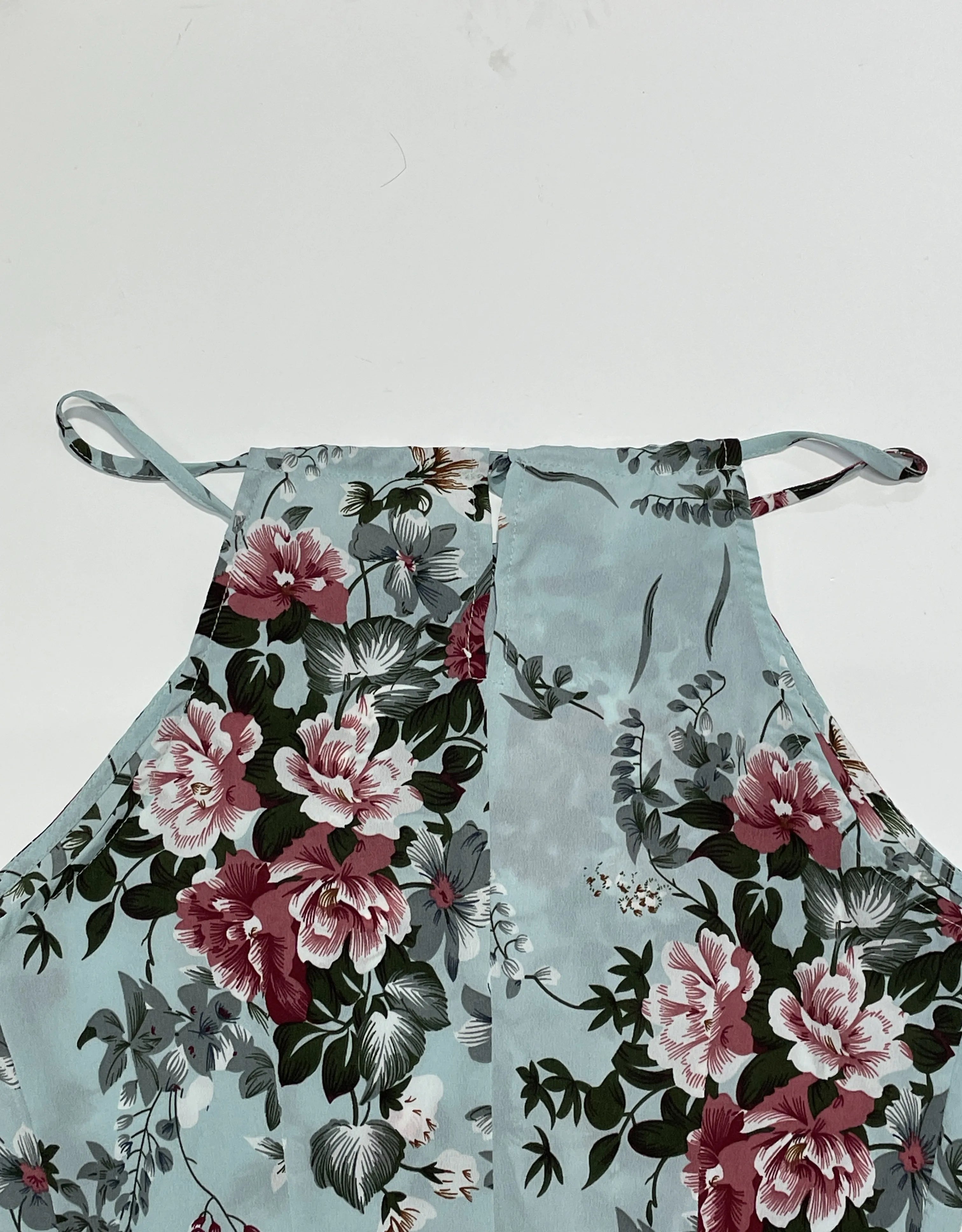 Women's Floral Print High Slit Thigh Halter Dress - Summer Sleeveless Sexy Bodycon Beach Party Clubwear - Glowbitz.store