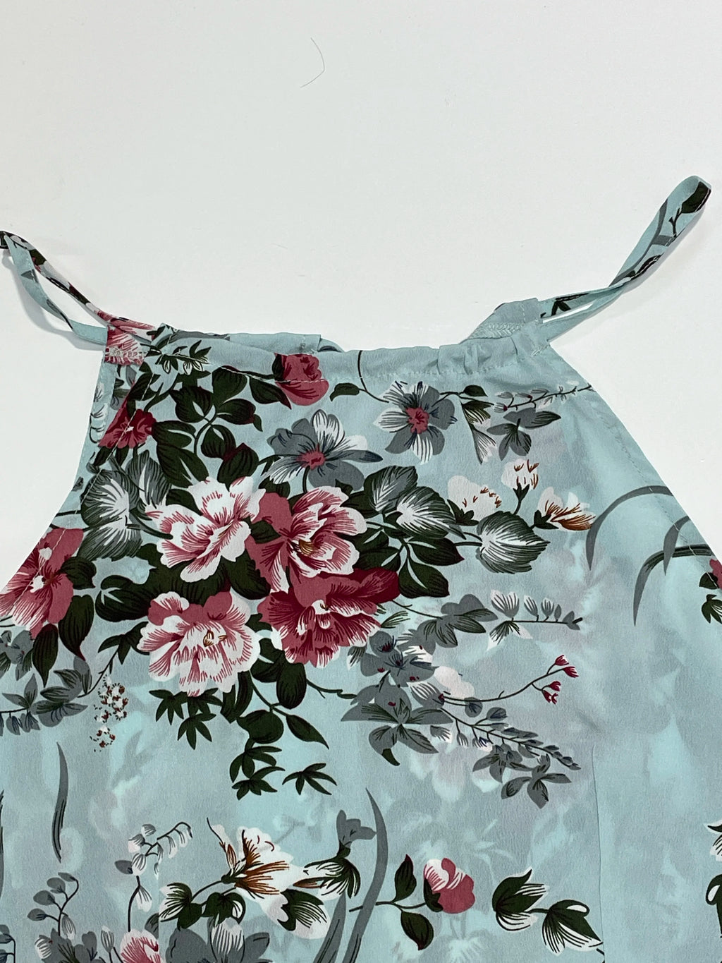 Women's Floral Print High Slit Thigh Halter Dress - Summer Sleeveless Sexy Bodycon Beach Party Clubwear - Glowbitz.store