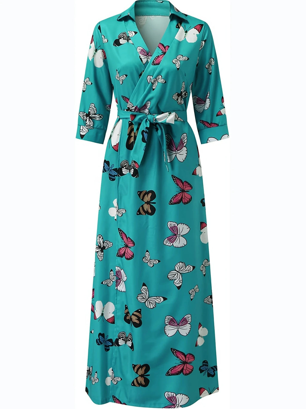 Floral Print Boho V-Neck Mini Dress